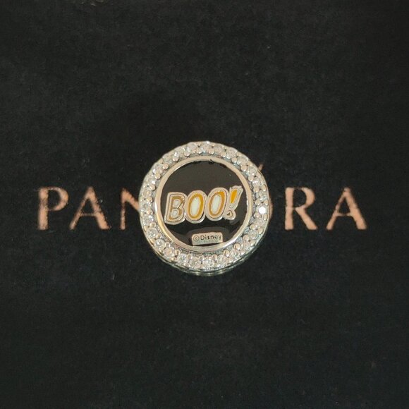 Pandora Silver and Orange Charm Bracelet - Picture 2 of 11